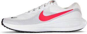 Nike Men's Revolution 8 Road Running Shoes (White/Bright Crimson/Pure Platinum/Black)