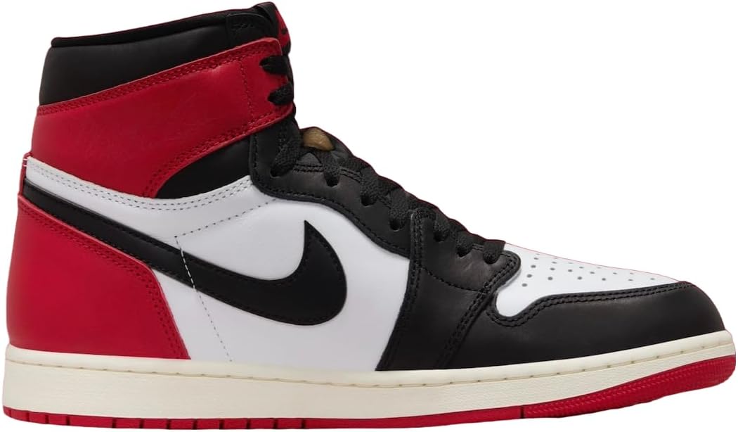 Nike Air Jordan 1 Retro High OG Men Shoes, Black/Black/Varsity Red/White, Size 11.5 - Image 2