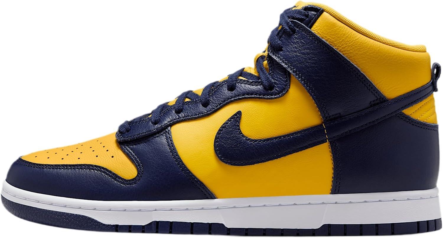 Nike Dunk High Retro SE Men's Shoes (HF3143-700, Varsity Maize/White/Sanded Purple/Midnight Navy) Size 9 - Image 2