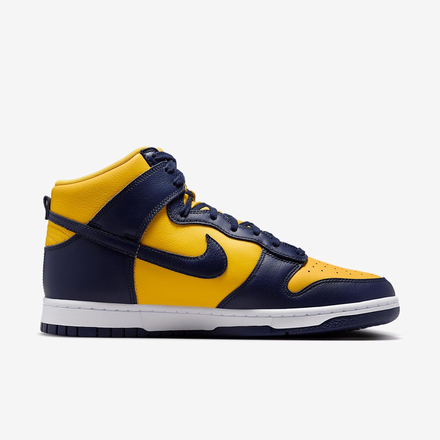 Nike Dunk High Retro SE Men's Shoes (HF3143-700, Varsity Maize/White/Sanded Purple/Midnight Navy) Size 9 - Image 4