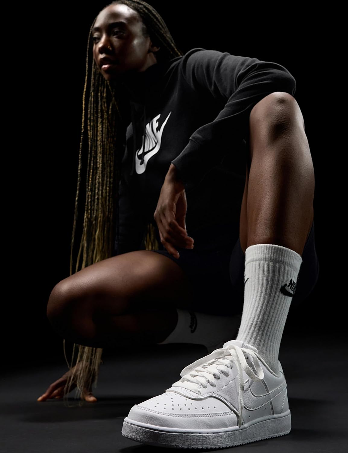 Nike Women's Court Vision Low Next Nature Shoes - Image 5